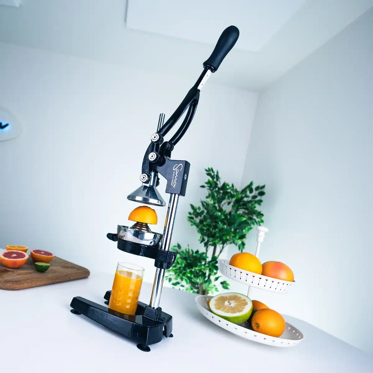 Sana Heavy-Duty Cast-Iron Manual Citrus Press – Professional Stainless-Steel Juicer - Image 10