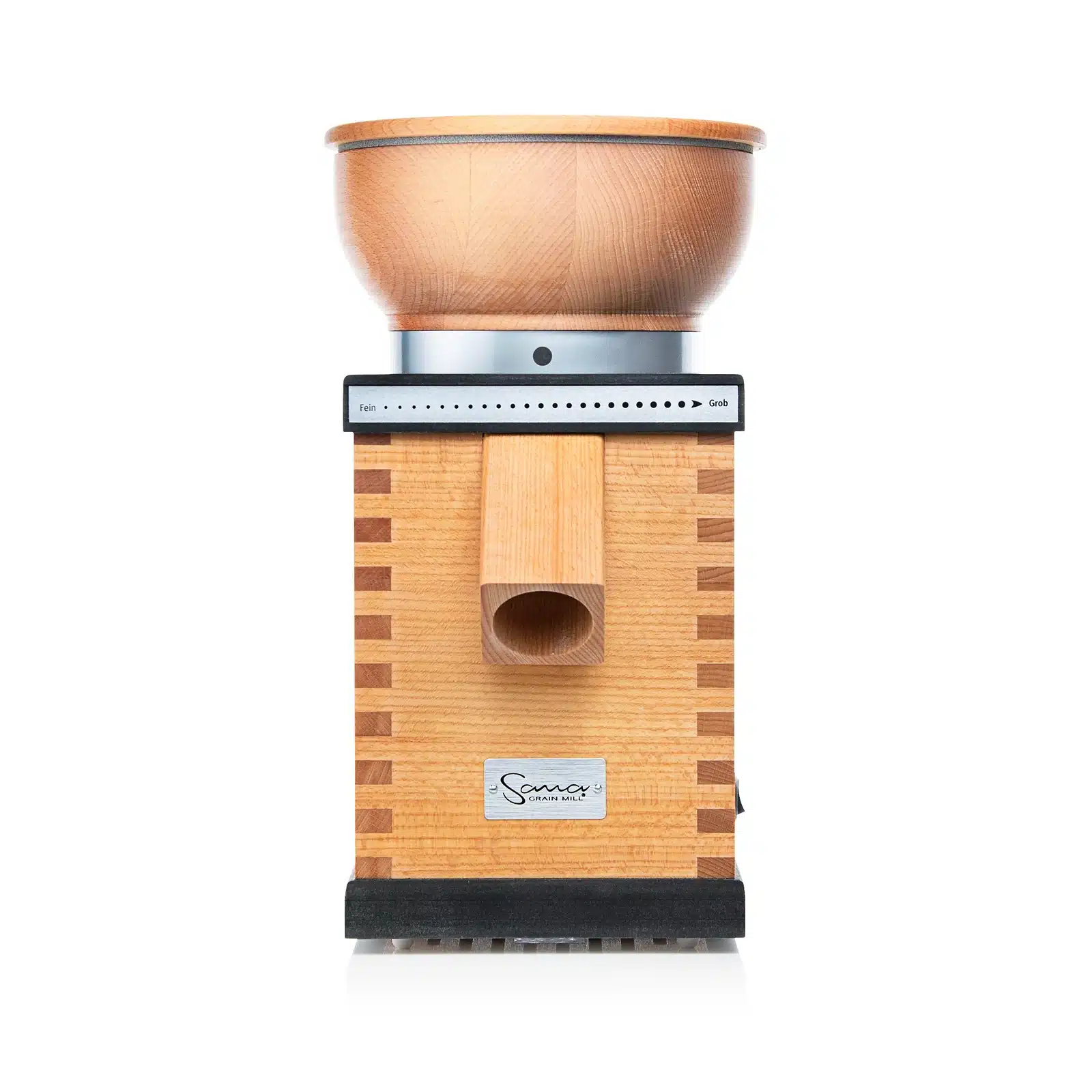 Sana Grain Mill - Anthracite - Front View
