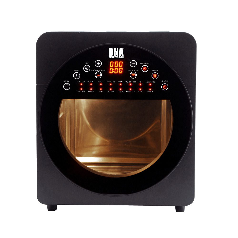 DNA Airfryer Oven Lean Edition front view through the glass door