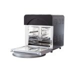 DNA Airfryer Oven Lean Edition with the door open showing the stainless steel cavity
