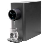 DNA Water Purifier 2 countertop reverse osmosis purifier dispensing water into a glass