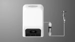 Keri KR300-6G humidifier with its mains water supply connection