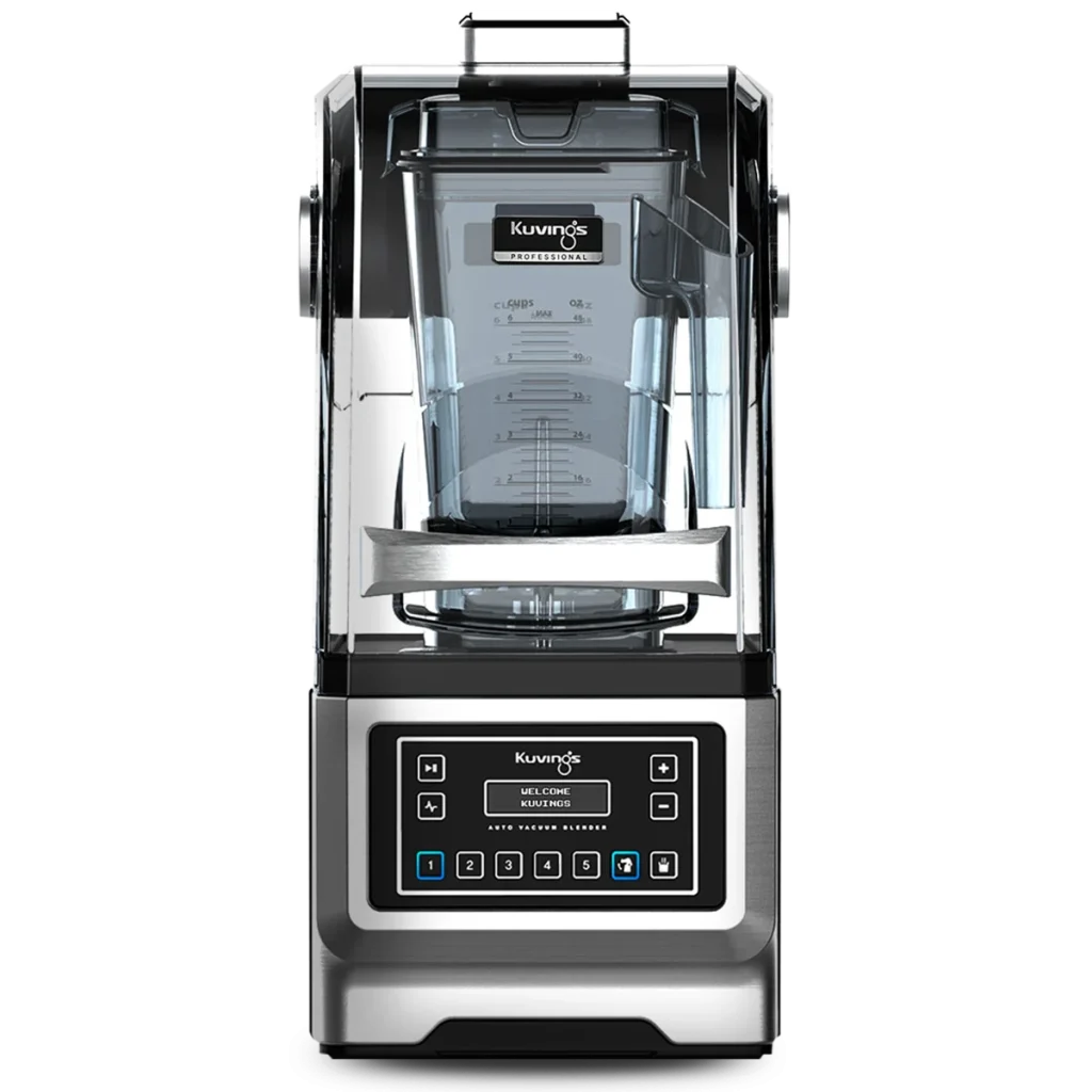 Kuvings CB1000 commercial vacuum blender seen from the front