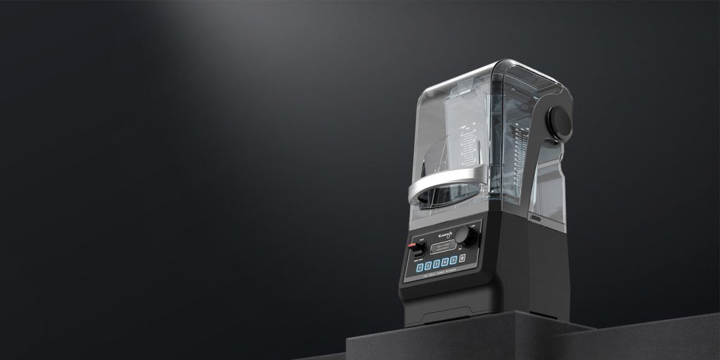 Kuvings CB850 professional power blender shown against a dark background