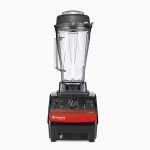 Vitamix Vita-Prep 3 commercial blender, front view, with the red front panel