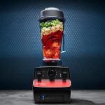 Vitamix Vita-Prep 3 blending a tomato and herb sauce