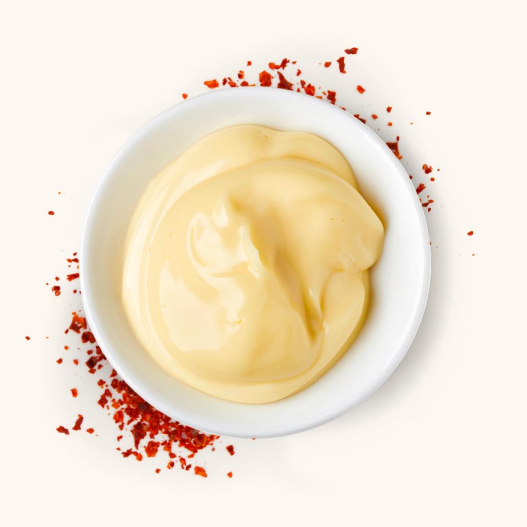 Creamy sauce blended in an OmniBlend blender