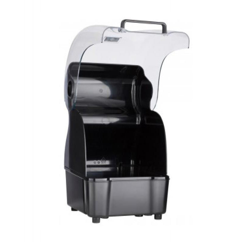 OmniShield sound enclosure for OmniBlend blenders, lid open