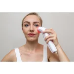 Photizo Blush used on the cheekbone