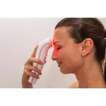 Photizo Blush used on the forehead