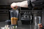 Chef using the Vitamix Vita-Prep 3 in a commercial kitchen