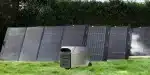 EcoFlow DELTA 3 Ultra Plus charging from portable solar panels
