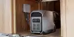 EcoFlow DELTA 3 Ultra Plus mounted in a van, charging from the alternator