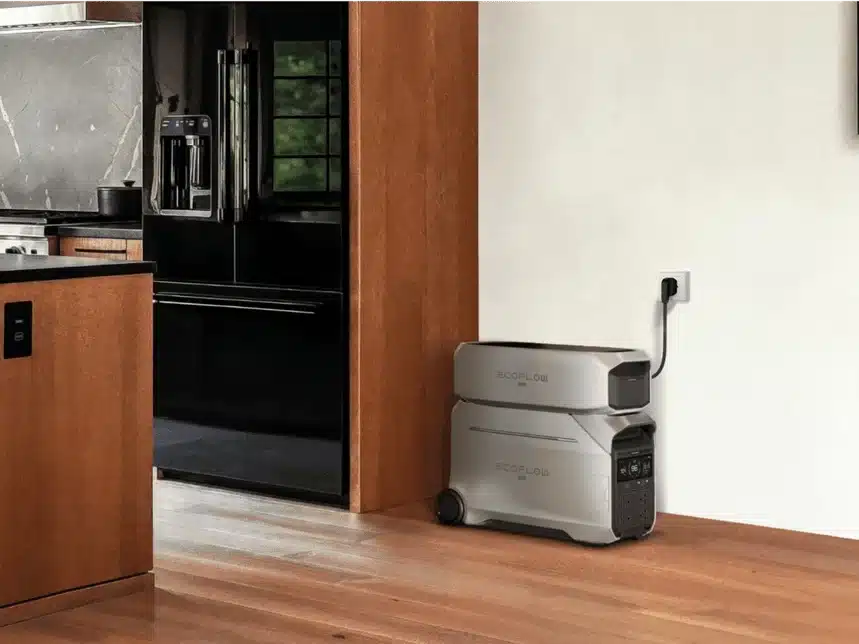 EcoFlow DELTA Pro 3 in a home kitchen