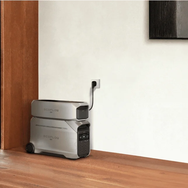 EcoFlow DELTA Pro 3 standing in a home