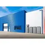 EcoFlow PowerOcean Plus three-phase system outside a business premises