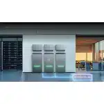 EcoFlow PowerOcean Plus three-phase system in a garage