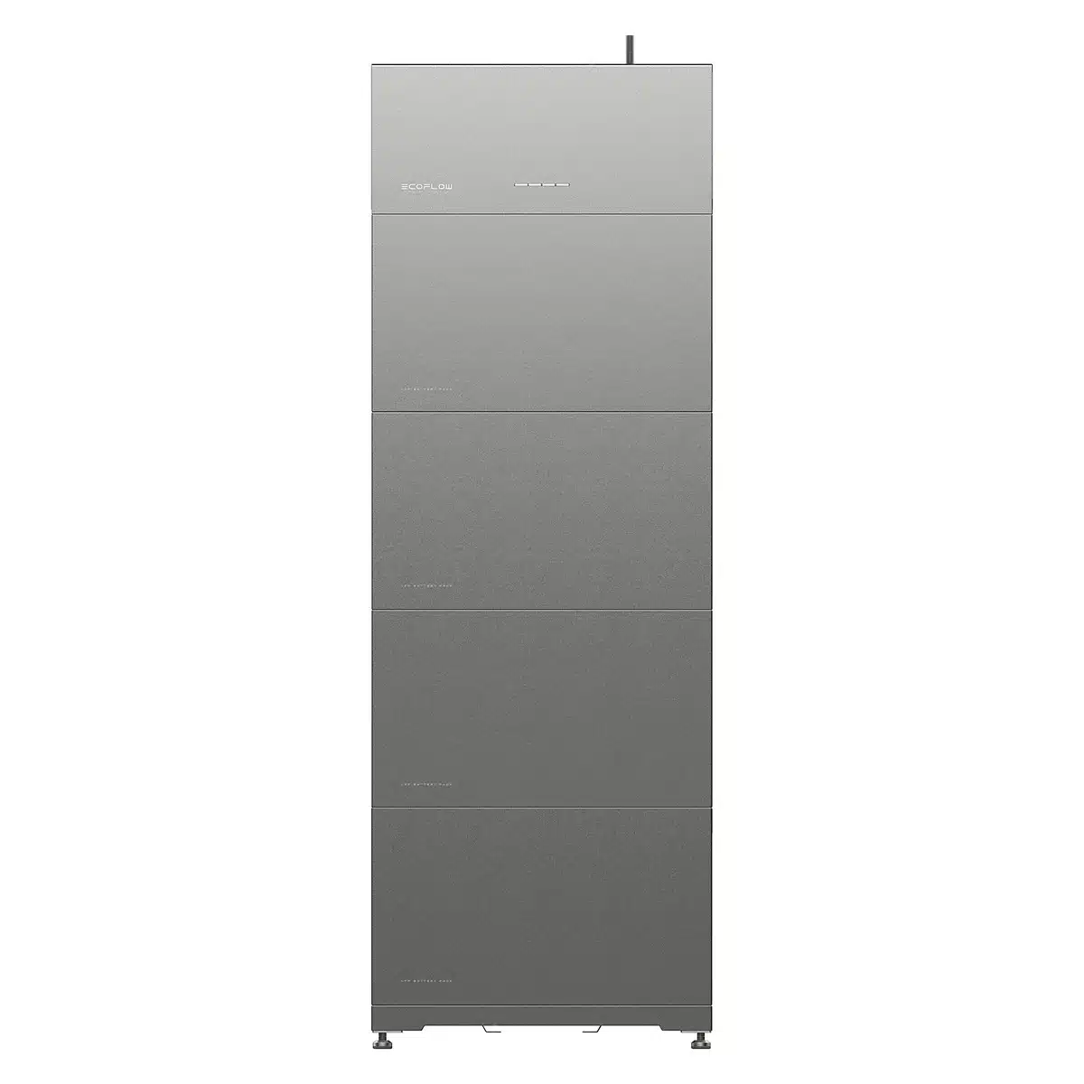 EcoFlow PowerOcean Single-Phase with four batteries (20 kWh), floor-standing