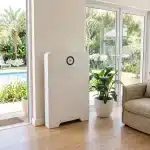 Huawei Power-M 10kWh in a living room near glass doors to the garden