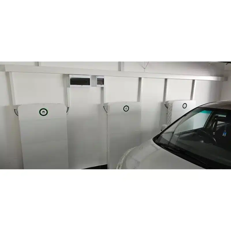Two Huawei Power-M 15kWh systems installed in a customer’s garage in Hartbeespoort
